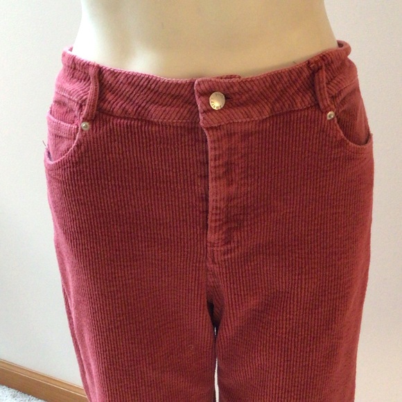 Emory Park Pinkish Corduroy Wide-legged Pants - Picture 3 of 11